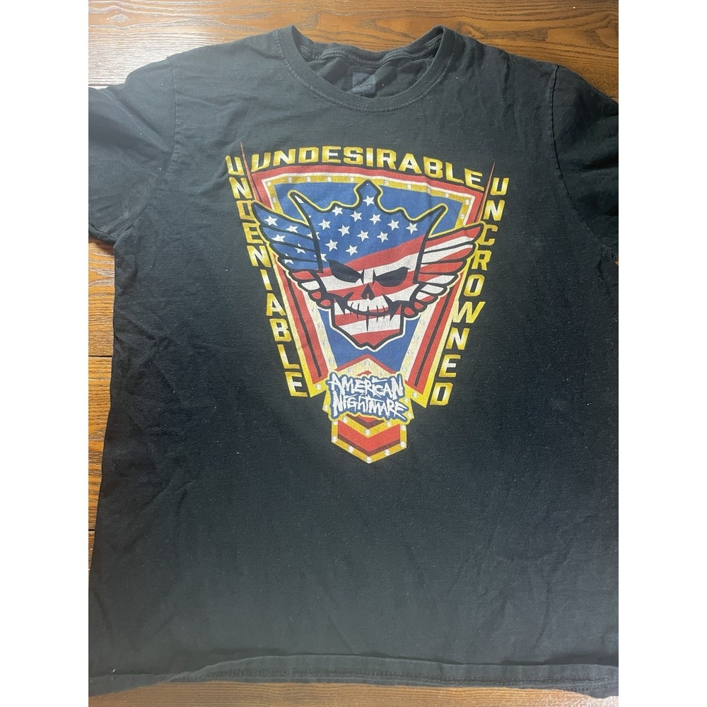 WWE Cody Rhodes American Nightmare T Shirt L Undesirable Undeniable Uncrowned